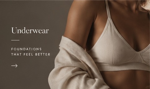 NADÉ Underwear design inspiration in an ivory and taupe palette
